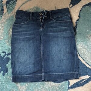 Banana Republic Denim Blue Skirt